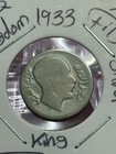 Iraq 20 Fils 1933 King Faisal I Silver Coin  Km 99
