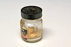 Vintage Al Foss Pork Rind Strip Jar With Contents Bass Size