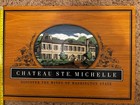 Striking Vintage 1986 Chateau Ste Michelle Winery Wooden Sign 20 5  X 14 5 