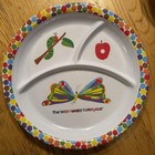 The Very Hungry Caterpillar Childrens Divided Plate And Bowl Set By Eric Carle