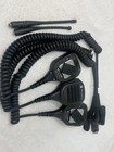 Lot Of 3 Motorola Pmmn4069al Remote Speaker Microphones   2 Uhf Antennas