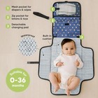 Portable Diaper Changing Pad - Large Waterproof Baby Changing Mat pets   Paws 