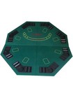 48  Octagon Folding Poker Table Top  8 Player Casino Texas Hold em W  Carry Case