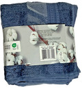 Purely Indulgent 4-piece Egyptian Cotton Hand Towel And Washcloth Set Flintstone