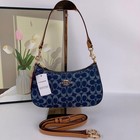 Coach Caf82 Denim natural Teri Shoulder Bag Signature Denim Outlet Products