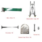 47  x6 3   Pvc Belt Conveyor Double-leg Adjustable Height   Speed 110v Conveyor