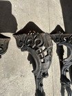 Antique Cast Iron Bench Or Table Legs  Likely From The Late 19th To Early 20th 