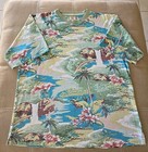 Vintage County Seat Shirt Mens L Cotton Aloha Shirt Hawaiian Style Rare Find