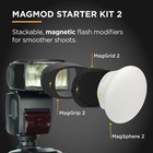 Magmod Starter Flash Diffuser Kit 2  Magnetic Flash Modifier Set For On- And Off