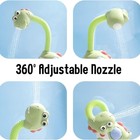 Baby Bath Toy Dinosaur Shower Head   Kids Water Spray Sprinkler With Suction    