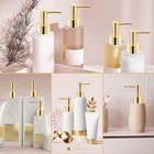 2 Pack Gold Soap Dispenser Pump Replacement For Lotion   Glass Bottles Standard