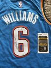 Jaylin Williams Signed Autographed Blue Jersey Jsa Coa Okc Thunder Auto