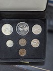 1974 Royal Canadian Mint 7 Coin Set  500 Silver Dollar Winnipeg W case