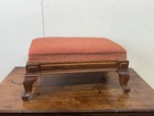 Antique 19th French Carved Foot Stool Bench Lift Lid Carved Tlc 1880