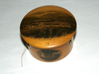 Vintage Wooden Mauchline Ware Sewing 3 X Thread Box Falls Of Garrvalt Braemar