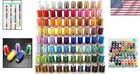 80 Spools Polyester Embroidery Thread Kit - 500m Each For Janome   Robison-anton
