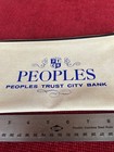 Vintage People   s  Trust City Bank Deposit Bag A Rifkin Co 10 75    X 5 5   