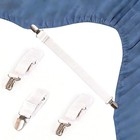 Anti-slip Adjustable Sheet Straps - 4 Pcs For A Smooth  Neat Bed Every Morning