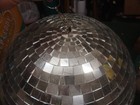 Mirror Disco Ball Rare 1970s Large Authentic Vintage 15  Diameter - Read All