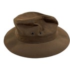 Vintage Bailey Fedora  Large grande  Brown  Oilskin  Made In Usa  Western Hat