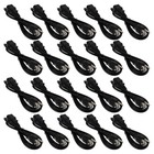 100 Pcs Power Cable 3 Prong Power Cord Display Power Cord Extension Cord Power