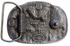 Vintage 1985 Emt Emergency Medical Technician Pewter Belt Buckle C j Usa Made