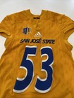 Game Worn Used Adidas San Jose State Spartans Sjsu Football Jersey Large 13  53