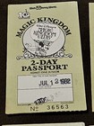 4 1982 Walt Disney World Magic Kingdom 2 Day Passport Junior Adult Tickets Park
