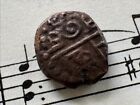 French India Pondicherry Dutch Occupation 1 Cash Nd 1693-98 Km23 Cu 1 36g Scarce