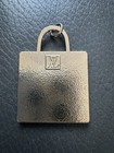 Louis Vuitton Zipper Pull Button Charm Black Handbag