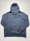 Carhartt Hoodie Youth Large 12-14 Blue Pullover Fleece Logo Kangaroo Pocket
