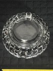 Vintage Clear Cut Glass Ashtray 6    1960s - Cigarette - Candy Dish