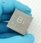 1 Piece 99 99  161 Grams 4n Bi Bismuth Cube 1 Inch Carved Element Periodic Table