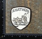 Vintage Montana Cowboy Lasso Cows State Travel Souvenir Sew-on Patch Mt 1970s