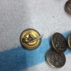 Us Great Seal Eagle Metal Uniform Buttons Lot W  Marksman Badge Rifle Carbine