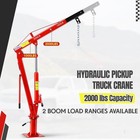 Hydraulic Pickup Truck Crane Folding Mounted Bed Crane 360 Jib Engine Hoist Lift
