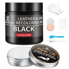 8 5oz Leather Recoloring Balm With 100ml Leather Recoloring Balm mink Oil Black