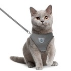Cat Walking Jacket Harness Leash Escape Proof Adjustable Pet Puppy Dog Mesh Vest