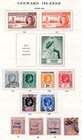 Leeward Islands 1890-1954 Collection Of 72 Mint Few Used