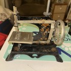 Antique Muller German Cast Iron Childs Hand Crank Sewing Machine