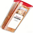 Plastic Bread Box With Lid  Freezer-safe Rectangular Bread Storage Container