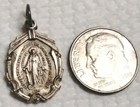 1930 s Vintage Catholic Religious Rosary Medal The Virgin Mary 