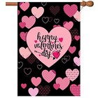  double Sided Valentine s Day Garden Flag Red Love 28 X 40 Inch Valentine Flag
