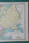 Europe Vintage Original 1895 Rand Mcnally World Atlas Map Lot