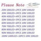 100-1000 Led Christmas Tree Fairy String Party Lights Xmas Waterproof Lamp Us