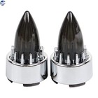 Smoke Bullet Turn Signal Light Lens Covers For Harley Dyna Softail Street Glide