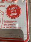 New Vue-all Archival Safe-t-binder With 1  O-ring  black  Preserve Protect