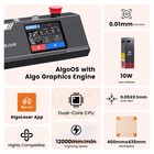 Diy Table 40 43cm Cnc Laser Cutter Engraver 3 5   touch Scree Phone wif Metal Wood