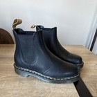 Dr  Martens Vegan 2976 Chelsea Boot Black Synthetic Pull-on Us 7 Eu 38 Uk 5
