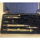 Vintage Drafting Tool Lot  Antique Brass   Dietzgen Us Zone Germany -parts as-is